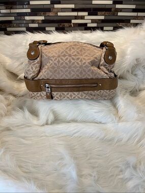 Relic Beige and Brown Patterned Tote